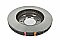 DBA 4000 series Plain Brake Disc 341mm x 34mm Kangaroo Paw DBA43160 - Front