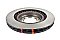 DBA 4000 series Plain Brake Disc 350mm x 22mm Kangaroo Paw DBA43324 - Rear