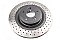 DBA disc brake 4000 series Drilled Brake Disc 350mm x 30mm Kangaroo Paw DBA43342XD - Front
