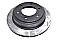 DBA 4000 series T3 Brake Disc 300mm x 22mm Kangaroo Paw DBA4661S - Rear