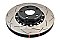 DBA 5000 series T3 Slotted Black Hat Brake Disc 295mm x 25mm Kangaroo Paw DBA5010BLKS - Front