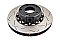 DBA 5000 series T3 Slotted Black Hat Brake Disc Kangaroo Paw DBA5046BLKS
