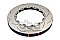 DBA 5000 series T3 Slotted Rotor Only Brake Disc 350mm x 32mm Kangaroo Paw DBA52018.1S
