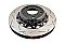 DBA 5000 series T3 Slotted Black Hat Brake Disc 350mm x 32mm Kangaroo Paw DBA52018BLKS