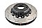 DBA 5000 series T3 Slotted Black Hat Brake Disc 362mm x 32mm Kangaroo Paw DBA52024BLKS - Front