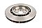 DBA 5000 series Plain Surface Black Hat Brake Disc 372mm x 28mm DBA52069BLK - Rear