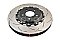DBA 5000 series T3 Slotted Black Hat Brake Disc 355mm x 32mm Kangaroo Paw DBA52102BLKS