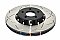 DBA 5000 series T3 Slotted Black Hat Brake Disc 336mm x 28mm Kangaroo Paw DBA52134BLKS - Front