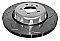 DBA 5000 series T3 Slotted Silver Hat Brake Disc 370mm x 30mm VENTED DBA52286SLVS - Front