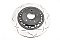 DBA 5000 series T3 Slotted Black Hat Brake Disc 354.6mm x 32mm Kangaroo Paw DBA52314BLKS - Front