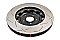DBA 5000 series T3 Slotted Black Hat Brake Disc 380mm x 34mm Kangaroo Paw DBA52320BLKS - Front
