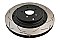 DBA 5000 series T3 Slotted Black Hat Brake Disc 380mm x 30mm Kangaroo Paw DBA52321BLKS - Rear