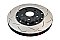 DBA 5000 series T3 Slotted Black Hat Brake Disc 355mm x 32mm Kangaroo Paw DBA52604BLKS - Front