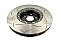 DBA 5000 series T3 Slotted Black Hat Brake Disc 380mm x 36mm Kangaroo Paw DBA52774BLKS - Front