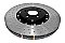 DBA 5000 series Crossed Drilled & Dimpled Black Hat Brake Disc 380mm x 36mm Kangaroo Paw DBA52774BLKXD - Front