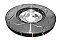 DBA 5000 series T3 Slotted Silver Hat Brake Disc 380mm x 36mm Kangaroo Paw DBA52774SLVS - Front
