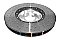 DBA 5000 series Crossed Drilled & Dimpled Silver Hat Brake Disc 380mm x 36mm Kangaroo Paw DBA52774SLVXD - Front