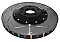 DBA 5000 series T3 Slotted Black Hat Brake Disc 385mm x 36mm Kangaroo Paw DBA52778BLKS - Front