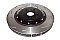 DBA 5000 series T3 Slotted Black Hat Brake Disc 380mm x 34mm Kangaroo Paw DBA52788BLKS - Front