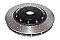 DBA 5000 series Crossed Drilled & Dimpled Black Hat Brake Disc 380mm x 34mm Kangaroo Paw DBA52788BLKXD - Front