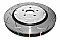 DBA 5000 series T3 Slotted Silver Hat Brake Disc 380mm x 34mm Kangaroo Paw DBA52788SLVS - Front