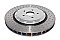 DBA 5000 series Crossed Drilled & Dimpled Silver Hat Brake Disc 380mm x 34mm Kangaroo Paw DBA52788SLVXD - Front