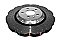 DBA 5000 series Crossed Drilled & Dimpled Silver Hat Brake Disc 345mm x 30mm Kangaroo Paw DBA52832WSLVXD - Front