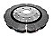 DBA 5000 series Crossed Drilled & Dimpled Silver Hat Brake Disc 365mm x 34mm Kangaroo Paw DBA52836WSLVXD - Front