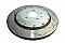 DBA 5000 series T3 Slotted Silver Hat Brake Disc 330mm x 22mm Kangaroo Paw DBA52841SLVS - Rear