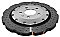 DBA 5000 series Crossed Drilled & Dimpled Silver Hat Brake Disc 330mm x 22mm Kangaroo Paw DBA52841WSLVXD - Rear