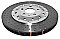 DBA 5000 series Crossed Drilled & Dimpled Silver Hat Brake Disc 370mm x 32mm Kangaroo Paw DBA52842SLVXD - Front