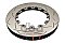 DBA 5000 series T3 Slotted Rotor Only Left Hand Brake Disc 332mm x 32mm 60 Curved Vanes DBA52908.1LS