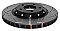 DBA 5000 series T3 Slotted Black Hat Brake Disc 320mm x 25mm Kangaroo Paw DBA52962BLKS - Front