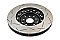 DBA 5000 series T3 Slotted Black Hat Brake Disc 326mm x 30mm Kangaroo Paw DBA5654BLKS-10 - Front