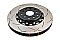 DBA Brake Kit - 5000 T3 Slotted & Xtreme Performance Brake Pads (2x DBA5654BLKS-10 + DB1678XP) DBA5654BLKS-10-1678XP