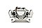 DBA Brake Caliper DBAC1549 1-Piston - Front