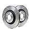 Rear Brake Discs 259 mm to fit Mini Mini (F55) Dimpled & Grooved