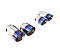 VW Golf R & Audi S3 Xforce 4" Blue Quad Tips 4 Pack