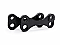 Rear 356x22mm Disc Upgrade Brackets for VW Golf R Audi S3 RS3