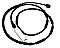 Rear Wear Wire to fit BMW 1 (E81) 116 i and others