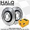 Hyundai I30N Rear Dimpled & Grooved Discs with Pads