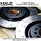 Rear Brake Discs 310 mm to fit Audi A3 (8P1) Cupra / Seat / Skoda / VW and others