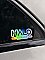Halo Brakes Holographic Small Sticker
