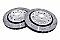 Audi RS3 8V Hatchback DBA 2-Piece High Carbon Grooved Brake Discs Pair