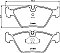 Mintex M1166 Racing Pads MDB1393M1166