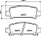 Rear Mintex Car Brake Pads to fit Subaru