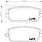 Rear Mintex M1144 Performance Brake Pads MDB2772M1144