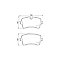 Audi RS6 C7 Rear Mintex OEM Brake Pads