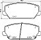 Front Mintex Car Brake Pads MDB4081 to fit Hyindai