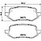 Ford Puma 1.0 Ecoboost Rear Mintex OEM Brake Pads